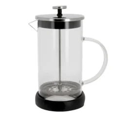 Cerf Dellier Cafetière à piston en verre couvercle noir - 1000 ml Clearance