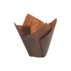 Cerf Dellier Caissette haute Tulipcup brune (x300) New