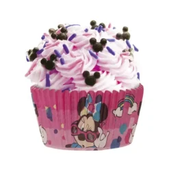 Cerf Dellier Caissettes à cupcake roses Minnie (x25) Hot