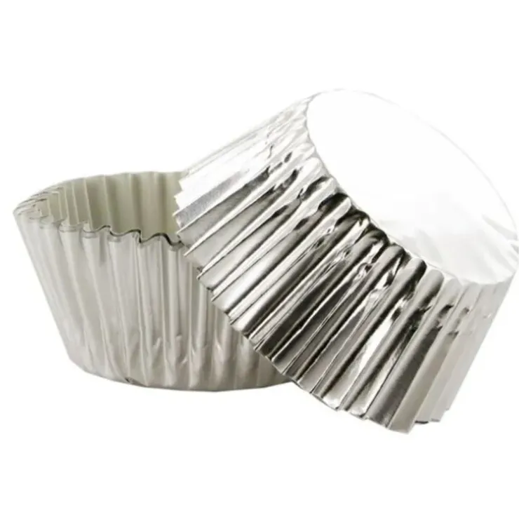 Cerf Dellier Caissettes cupcakes argentées (x50) Sale