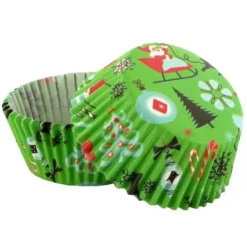 Cerf Dellier Caissettes cupcakes "Christmas" (x50) Hot