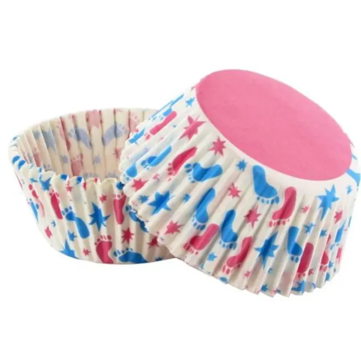 Cerf Dellier Caissettes cupcakes "Petits pieds" (x50) Outlet