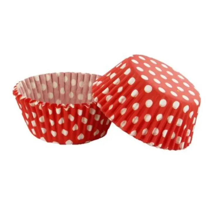 Cerf Dellier Caissettes cupcakes rouges à pois (x50) Online