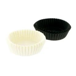 Cerf Dellier Caissettes moyennes de cuisson noires et blanches (x120) Sale