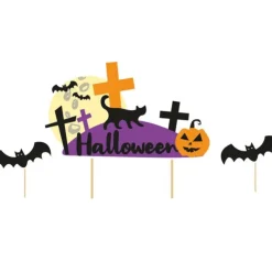 Cerf Dellier Cake topper assortis thème Halloween (x3)