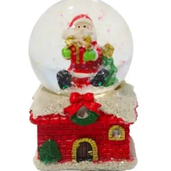 Cerf Dellier Cake Topper Boule à neige Père Noël Hot