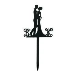 Cerf Dellier Cake Topper Couple enlacé