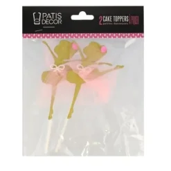 Cerf Dellier Cake topper danseuse dorée (x 2) Discount
