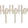 Cerf Dellier Cake topper Ho Ho Ho en bois Best