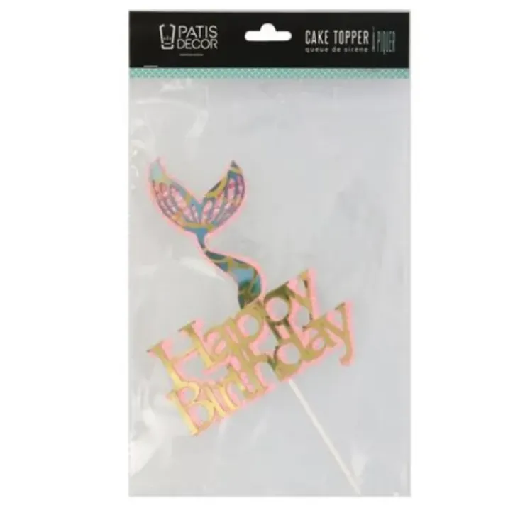 Cerf Dellier Cake topper queue de sirène Clearance