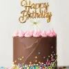 Cerf Dellier Cake topper "Happy birthday" 3 Online