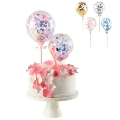 Cerf Dellier Cake toppers ballons confettis 10 cm (x20) Online