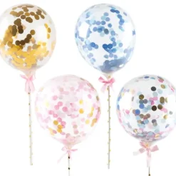 Cerf Dellier Cake toppers ballons confettis 10 cm (x20) Online
