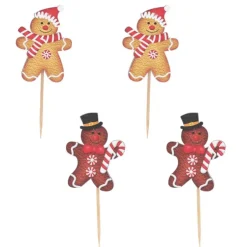 Cerf Dellier Cake toppers bonhommes en pain d'épices Online