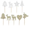 Cerf Dellier Cake toppers mix de Noël Sale
