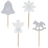 Cerf Dellier Cake toppers mix de Noël 4