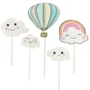 Cerf Dellier Cake toppers nuages et montgolfière Best