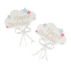 Cerf Dellier Cake Toppers nuages Happy Birthday (x 2) Hot