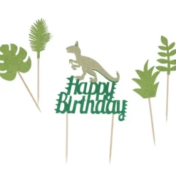 Cerf Dellier Cake toppers "Happy birthday" thème dinosaures Online