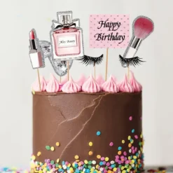 Cerf Dellier Cakes toppers Anniversaire maquillages (x7) Hot
