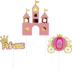 Cerf Dellier Cakes toppers Anniversaire princesses 2 (x3) Online