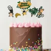 Cerf Dellier Cakes toppers Anniversaire jungle (x5) Best