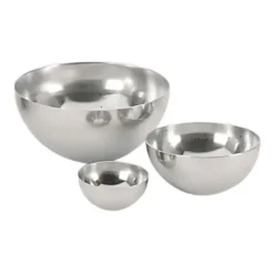 Cerf Dellier Calotte demi-sphère inox H 8 cm Ø 16 cm De Buyer
