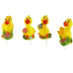 Cerf Dellier Canards sur pique assortis (x4) New