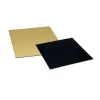 Cerf Dellier Cartons carrés or/noir 22 x 22 cm PATISDECOR (x5)