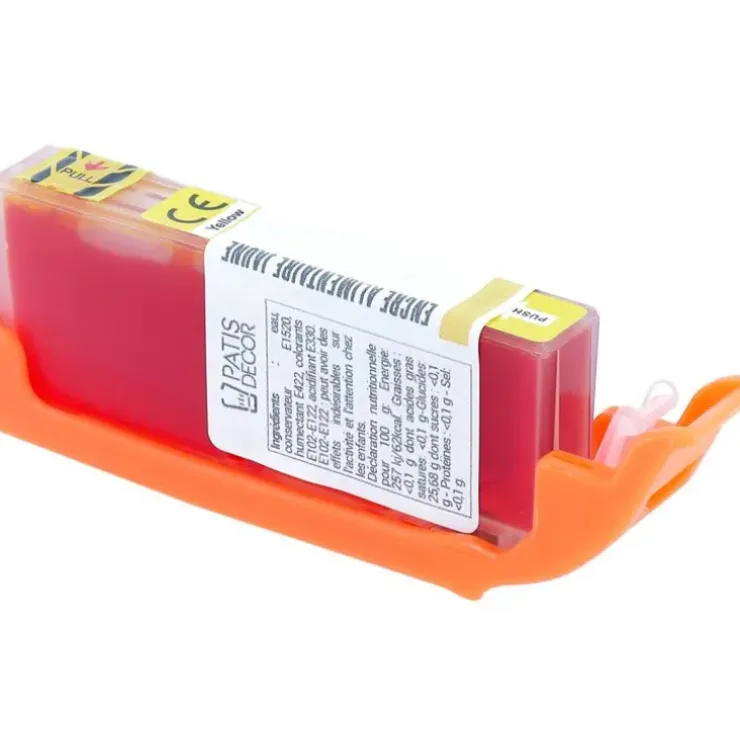 Cerf Dellier Cartouche d'encre alimentaire jaune pour MG5450/MG5550/MG5650/MG6450/MX725/IP7250 Discount
