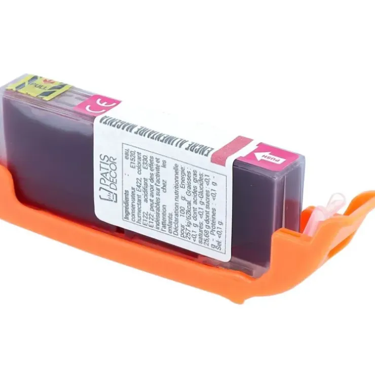 Cerf Dellier Cartouche d'encre alimentaire magenta pour MG5450/MG5550/MG5650/MG6450/MX725/IP7250 Sale
