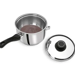 Cerf Dellier Casserole bain-marie avec couvercle inox 16 cm Sale