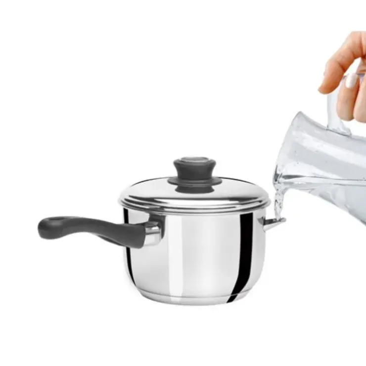 Cerf Dellier Casserole bain-marie avec couvercle inox 16 cm Sale