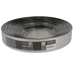 Cerf Dellier Cercle à mousse inox H 4,5 cm Ø 16 cm New