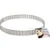 Cerf Dellier Cercle à tarte cannelé perforé inox H 2,5 cm Ø 24 cm New