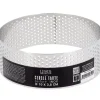 Cerf Dellier Cercle à tarte perforé inox H 3,5 cm Ø 10 cm New