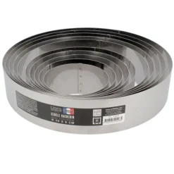 Cerf Dellier Cercle à vacherin inox H 6 cm Ø 18 cm Outlet