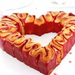 Cerf Dellier Cercle mousse coeur 24 cm H 4,5 cm Best