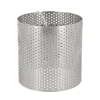 Cerf Dellier Cercle perforé rond en acier inoxydable rond - Ø 8 cm Online