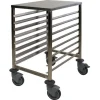 Cerf Dellier Chariot bas inox 8 niveaux 600x400 Best