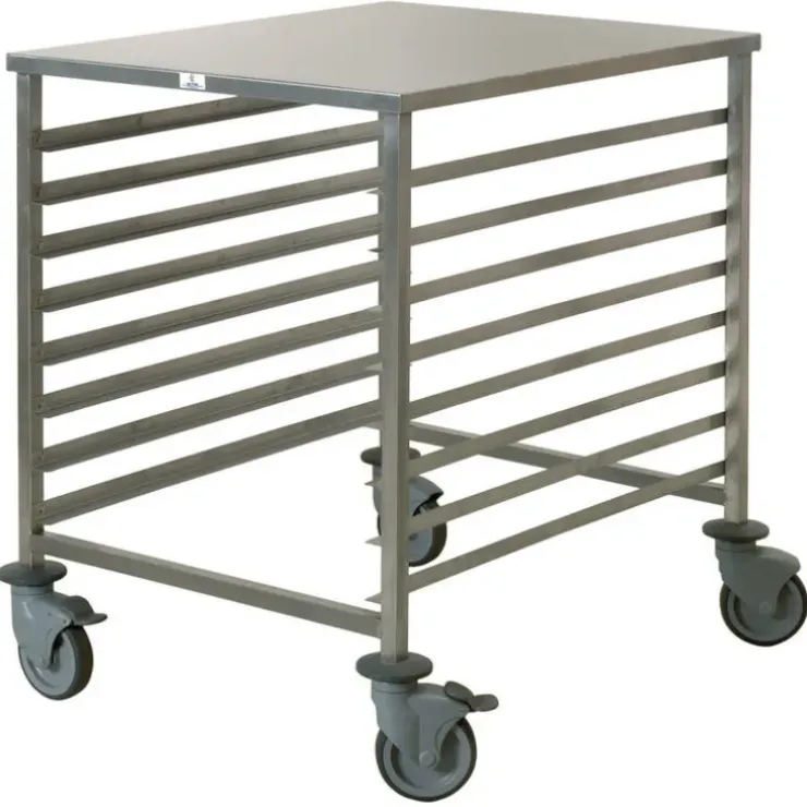 Cerf Dellier Chariot de fermentation inox 60x80 cm entrée 600 8 niveaux