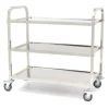 Cerf Dellier Chariot de Service Inox 3 niveaux Discount