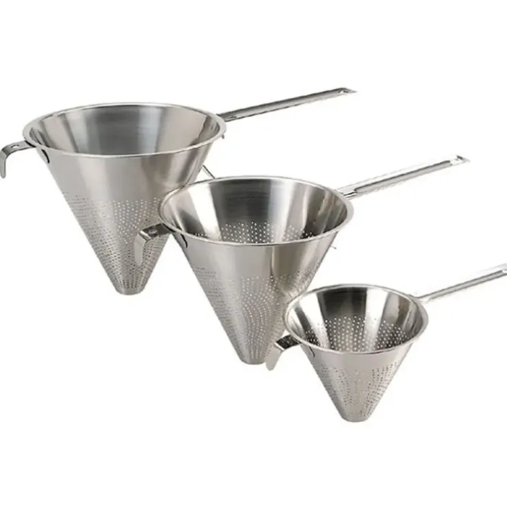 Cerf Dellier Chinois inox perforé - Ø 14 cm