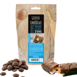 Cerf Dellier Chocolat au Lait origine Ghana 40,5 % Barry 250 g Discount