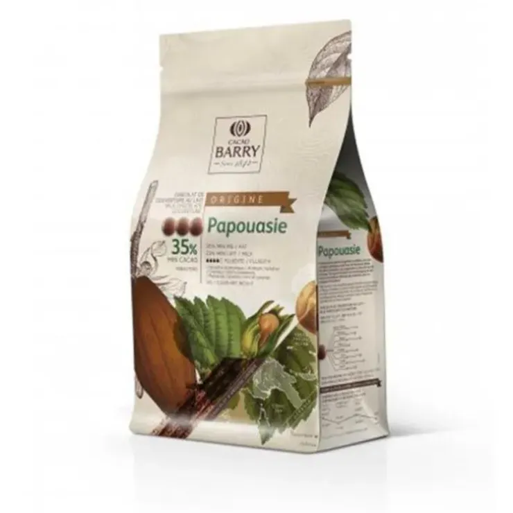 Cerf Dellier Chocolat de Couverture au lait origine Papouasie 35 % 2,5 Kg New