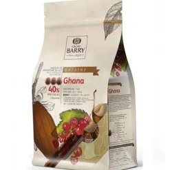Cerf Dellier Chocolat de Couverture au Lait origine Ghana 40 % 2,5 Kg New