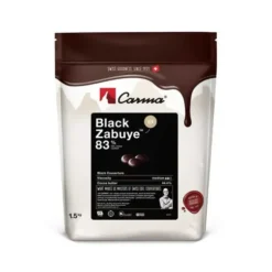 Cerf Dellier Chocolat de Couverture Black Zabuye 83 % 1,5 Kg Sale