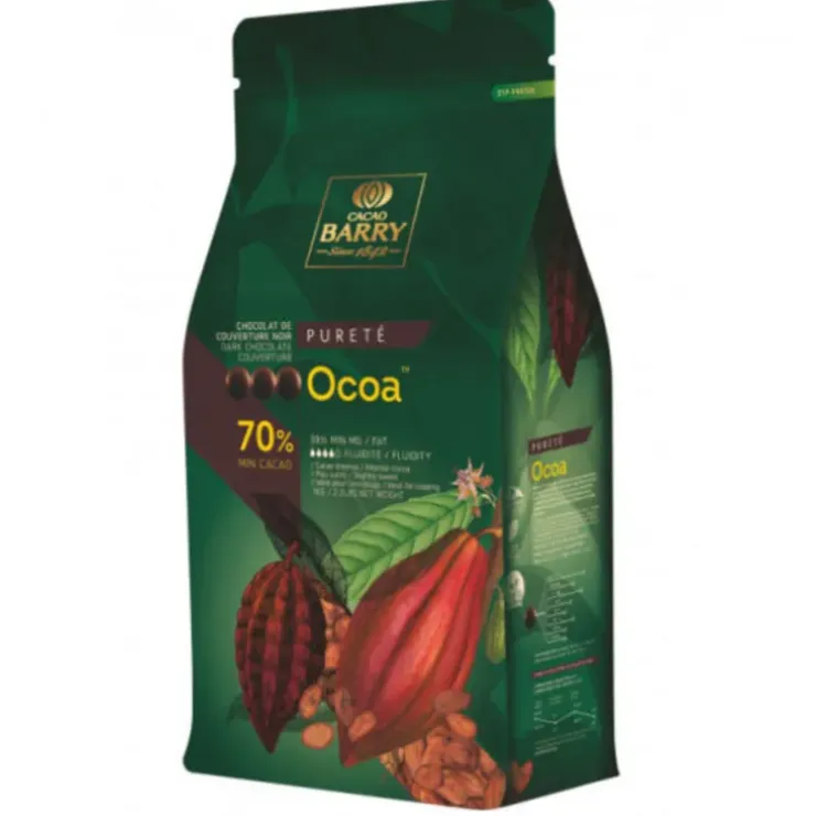 Cerf Dellier Chocolat de Couverture Noir Ocoa 70 % 5 Kg New