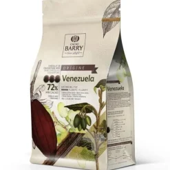 Cerf Dellier Chocolat de Couverture Noir Origine Venezuela 72 % 1 Kg