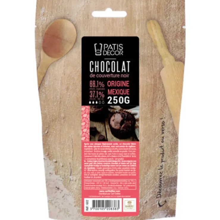 Cerf Dellier Chocolat Noir origine Mexique 66 % Barry 250 g Best